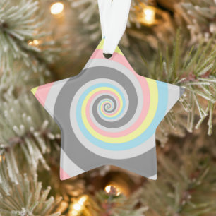 Drapeau de fierté Demiflux Spirale Abstraite Groov