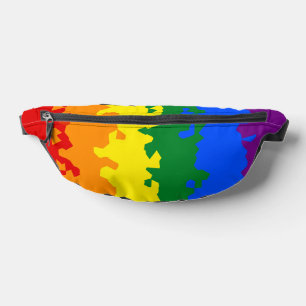 Drapeau de fierté gay arc-en-ciel mosaïque abstrai