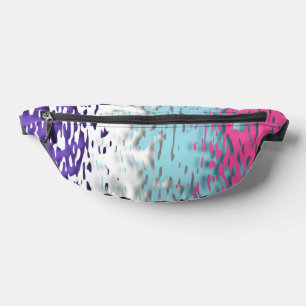 Drapeau de fierté multisexuel funky trippy ondulé