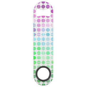 Drapeau de fierté Toric abstrait boho éclectique G