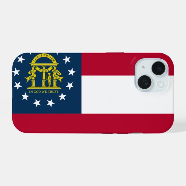 Drapeau de Géorgie (Verso Horizontal)