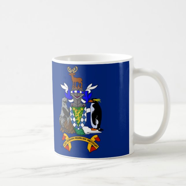 Drapeau de Géorgie du Sud Mug (Droite)