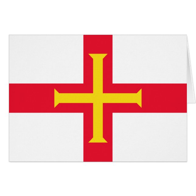 Drapeau de Guernesey (Devant horizontal)