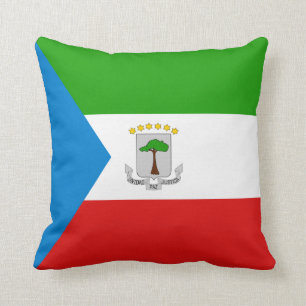 Drapeau de Guinée équatoriale x Coussin du drape