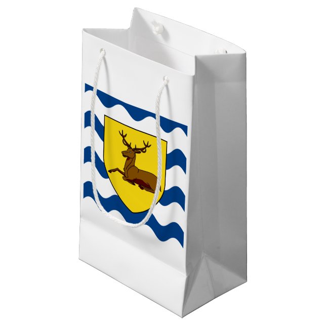 Drapeau de Hertfordshire petit sac cadeau (Devant Angle)