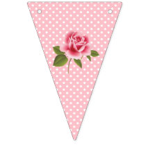 Drapeau de houille de Shabby Chic Pink Aqua