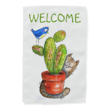Chat sournois avec Cactus