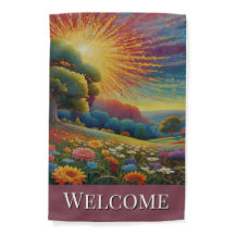 Fleurs Colorées de Bienvenue