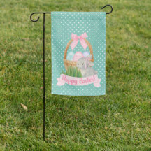 Pâques Hoppy Aquarelle Bunny & Panier