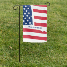 Drapeau de jardin personnalisé USA