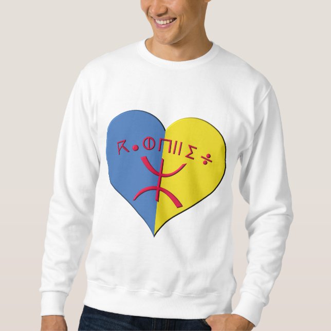 Drapeau de Kabylie Sweatshirt (Vorderseite)