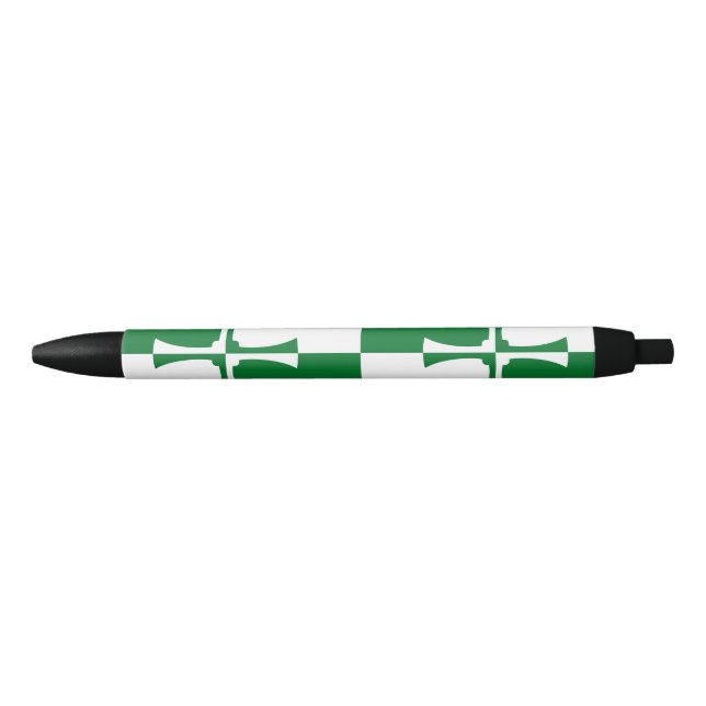Drapeau de Kirkcudbrightshire Stylo d'encre noire (Devant)