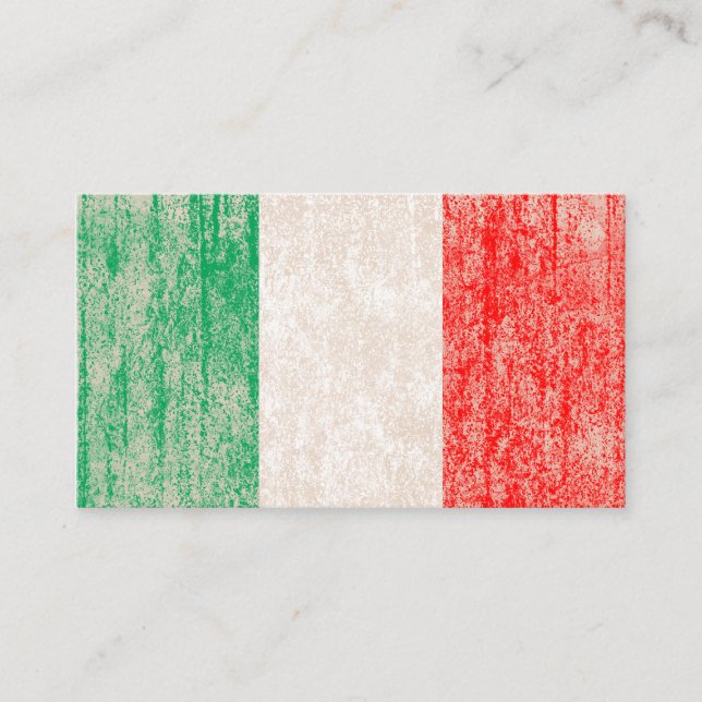 drapeau de la carte punch italienne (Devant)