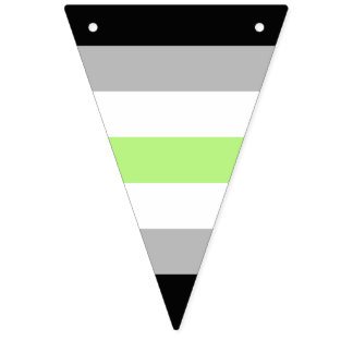Drapeau de la fierté agender - Identité agender LG