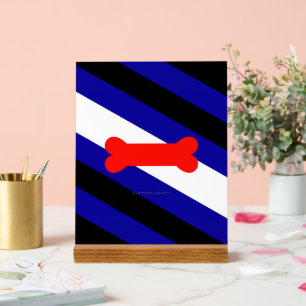 Drapeau de la fierté de jeu de chiots de SlipperyJ