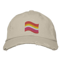 Drapeau de la fierté lesbienne Casquette de baseba