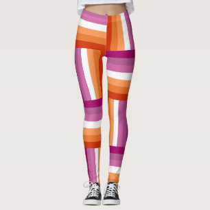 Drapeau de la fierté lesbienne Inspiré Leggings