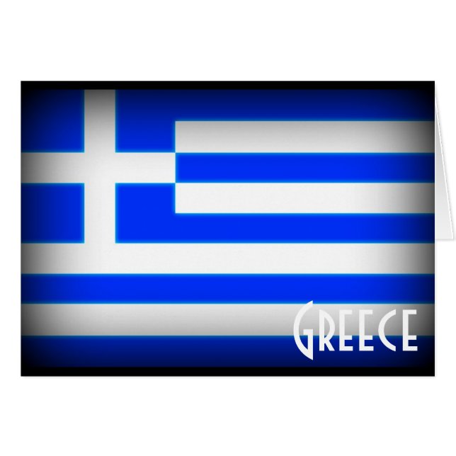 Drapeau de la Grèce foncé (Devant horizontal)