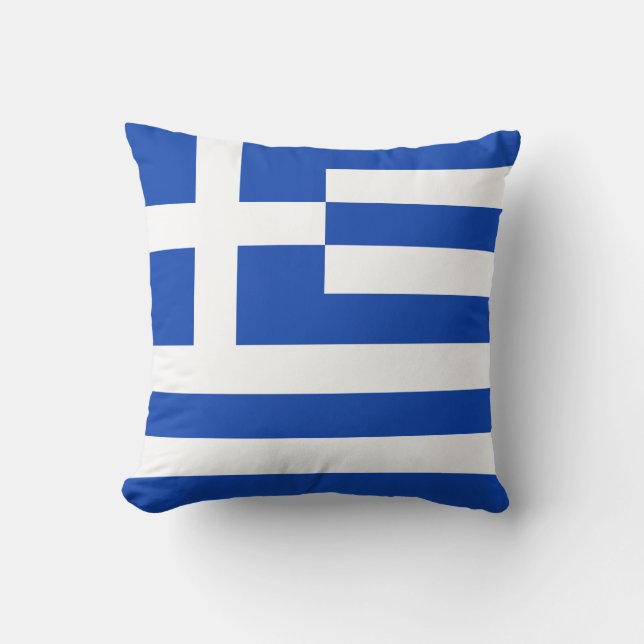 Drapeau de la Grèce x Coussin du drapeau (Recto)