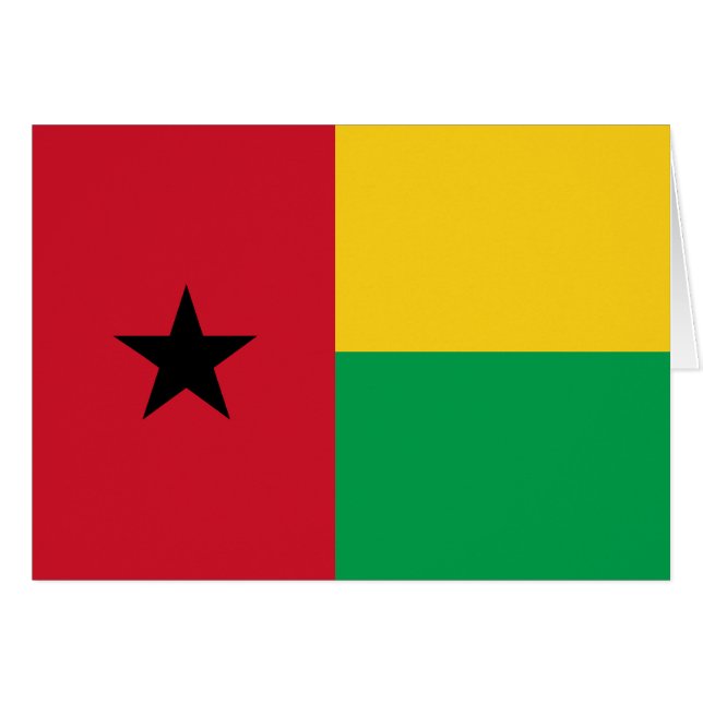 Drapeau de la Guinée Bissau (Devant horizontal)