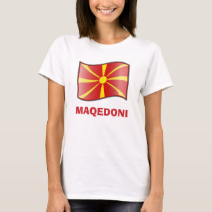 Drapeau de la Macédoine Maqedoni T-Shirt