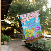 Drapeau de la Maison réversible Espagnol de Printe
