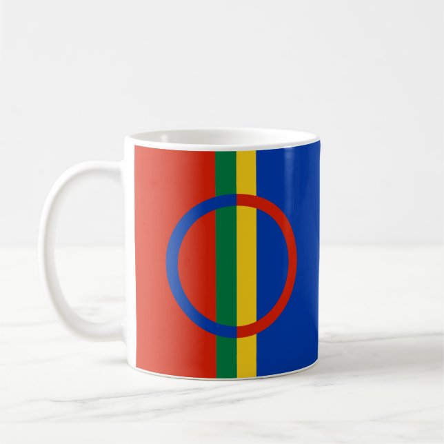 Drapeau de la Mug de café sami (Gauche)