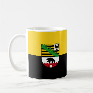 Drapeau de la Mug de café Saxe-Anhalt