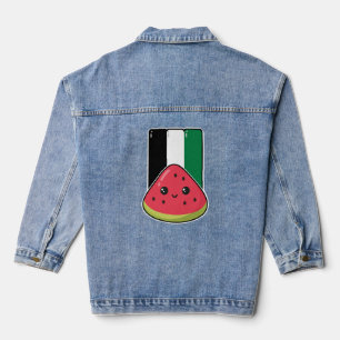 Drapeau de la Palestine mignonne avec Palestin san