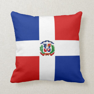 Drapeau de la République dominicaine x Coussin du 