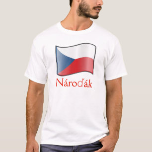 Drapeau de la République Tchèque Národák T-Shirt