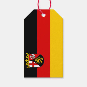 Drapeau de la Rhénanie-Palatinat étiquettes cadeau