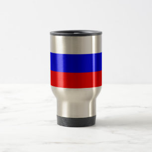 Drapeau de la Russie Voyage / Mug Commuter