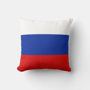 Drapeau de la Russie x Coussin à drapeau