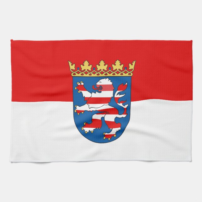 Drapeau de la Serviette Hesse (Horizontal)