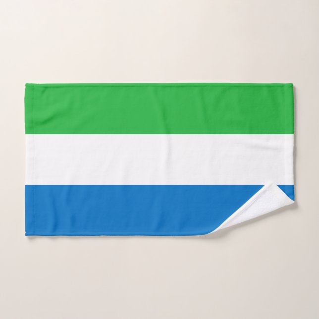 Drapeau de la Sierra Leone (Serviette à main)