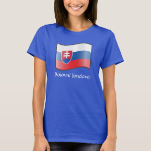 Drapeau de la Slovaquie Bojovní Jondovci T-Shirt