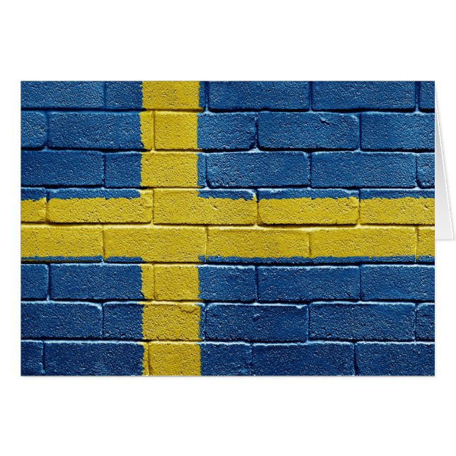 Drapeau de la Suède (Devant Horizontal)