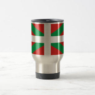 Drapeau de la tasse Basque de voyage/banlieusard