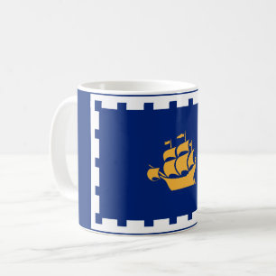 Drapeau de la tasse de café de Québec