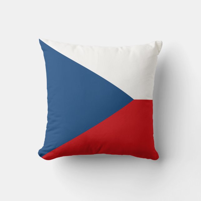 Drapeau de la Tchéquie Coussin MoJo américain (Recto)