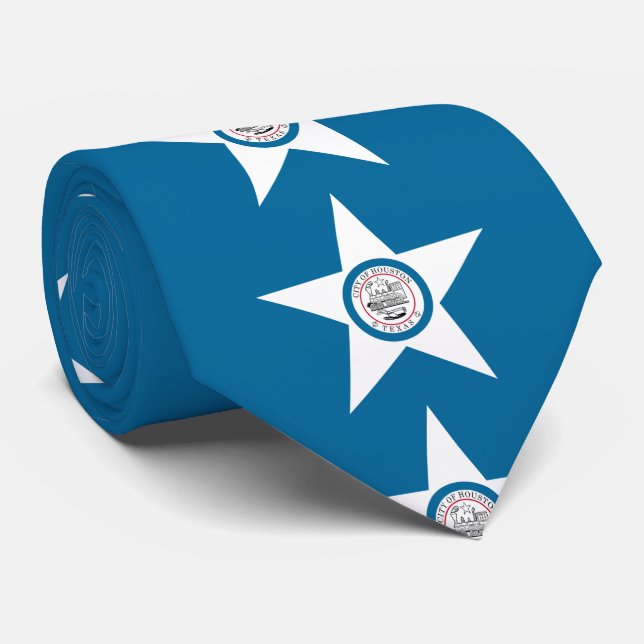 Drapeau de la ville de Houston, Texas Cravate (Roulé)