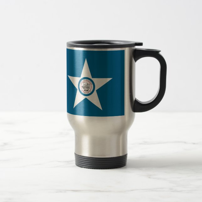 Drapeau de la ville de Houston, Texas Travel Mug (Droit)