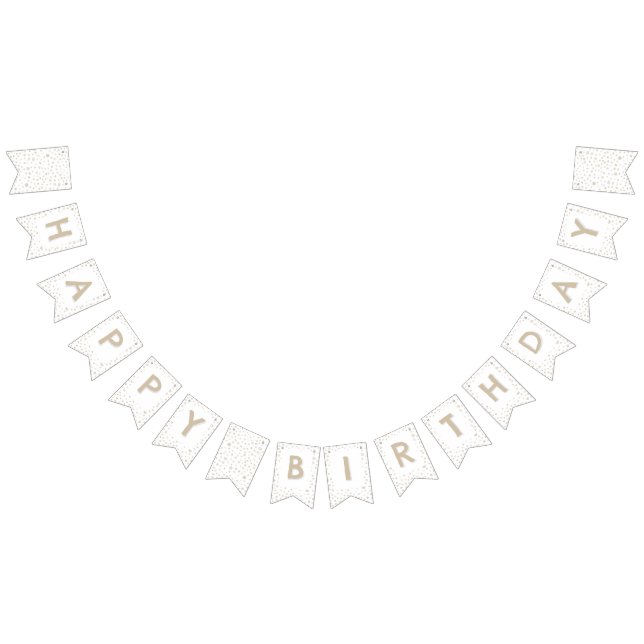 Drapeau de l'aquarelle Confetti de la colombe Dots (Tout)