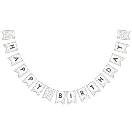 Drapeau de l'aquarelle de pin Confetti