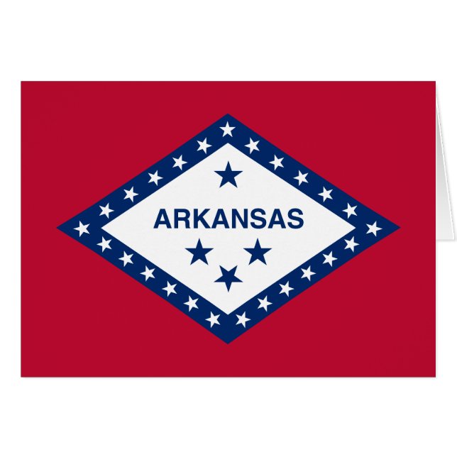 Drapeau de l'Arkansas (Devant horizontal)