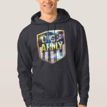 Drapeau de l'armée Bouclier Sweat à capuche