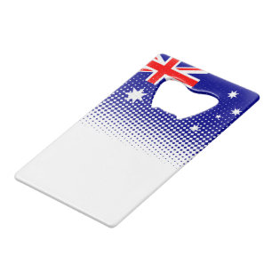 Drapeau De L'Australie Avec Moitié Effet Carte De 