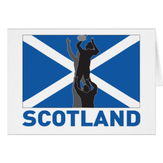 Drapeau de l'Ecosse de boule de jet de lineout de