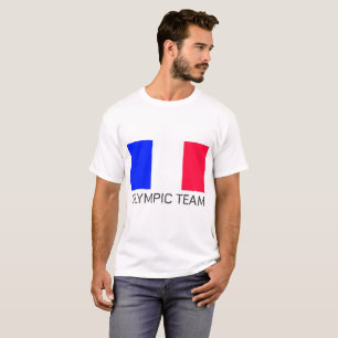Drapeau de l'ÉQUIPE OLYMPIQUE T-shirt (France)